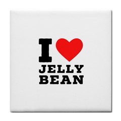 I Love Jelly Bean Face Towel by ilovewhateva