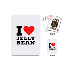 I Love Jelly Bean Playing Cards Single Design (mini) by ilovewhateva