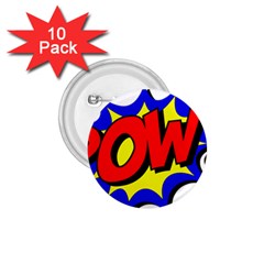 Pow Comic Comic Book Fight 1 75  Buttons (10 Pack) by 99art