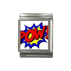 Pow Comic Comic Book Fight Italian Charm (13mm) by 99art