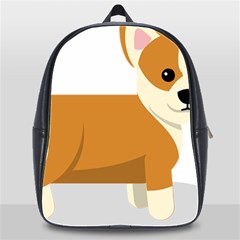 Corgi Dog Puppy School Bag (xl) by 99art