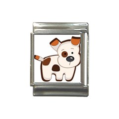 Animation-dog-cute-cartoon-drawing Italian Charm (13mm) by 99art