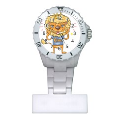 Animation-lion-animals-king-cool Plastic Nurses Watch by 99art