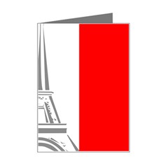 Eiffel-tower-france-flag-tower- Mini Greeting Card by 99art