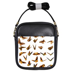 Butterfly Butterflies Insect Swarm Girls Sling Bag by 99art