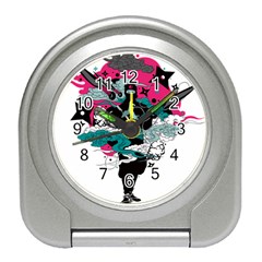 Japan Ninja-japanese-samurai-color- Travel Alarm Clock by 99art