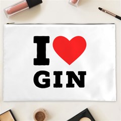 I Love Gin Cosmetic Bag (xxl) by ilovewhateva