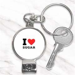 I Love Sugar  Nail Clippers Key Chain by ilovewhateva