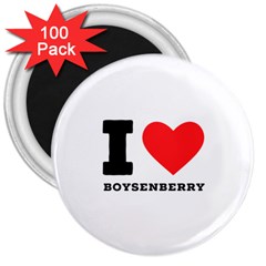 I Love Boysenberry  3  Magnets (100 Pack) by ilovewhateva