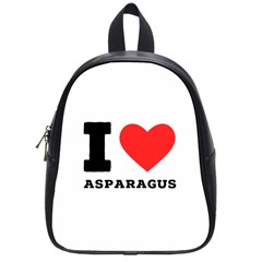 I Love Asparagus  School Bag (small) by ilovewhateva