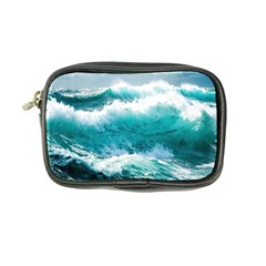 Ai Generated Waves Ocean Sea Tsunami Nautical Blue Sea Coin Purse by Cowasu