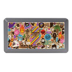 Multicolored Doodle Art Wallpaper Memory Card Reader (mini)