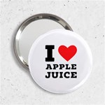 I love Apple juice 2.25  Handbag Mirrors Front