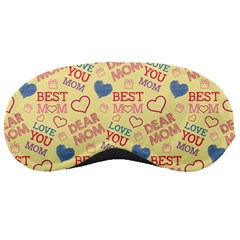 Love Mom Happy Mothers Day I Love Mom Graphic Pattern Sleeping Mask by Ravend