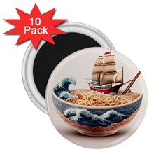 Noodles Pirate Chinese Food Food 2 25  Magnets (10 Pack)  by Ndabl3x