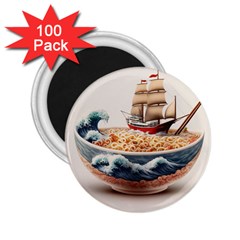 Noodles Pirate Chinese Food Food 2 25  Magnets (100 Pack)  by Ndabl3x