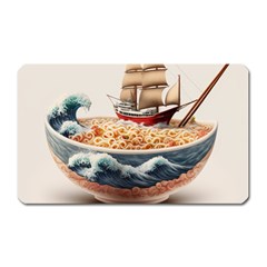 Noodles Pirate Chinese Food Food Magnet (rectangular) by Ndabl3x