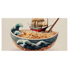 Noodles Pirate Chinese Food Food Banner And Sign 8  X 4  by Ndabl3x