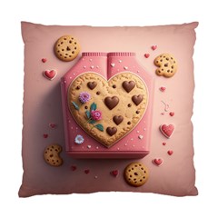 Cookies Valentine Heart Holiday Gift Love Standard Cushion Case (one Side)