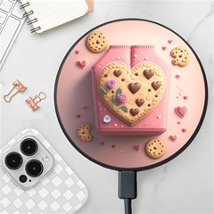 Cookies Valentine Heart Holiday Gift Love Wireless Fast Charger(black) by Ndabl3x