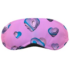 Hearts Pattern Love Sleeping Mask by Ndabl3x