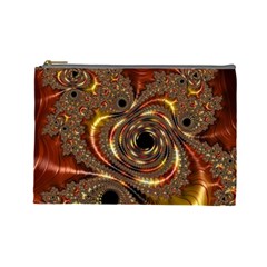 Geometric Art Fractal Abstract Art Cosmetic Bag (large)