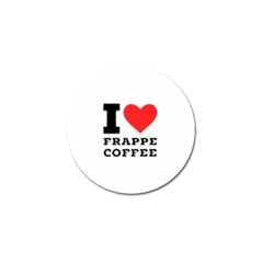 I Love Frappe Coffee Golf Ball Marker by ilovewhateva