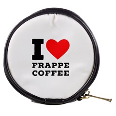 I Love Frappe Coffee Mini Makeup Bag by ilovewhateva