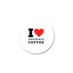 I Love Macchiato Coffee Golf Ball Marker (10 Pack) by ilovewhateva