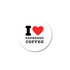 I Love Espresso Coffee Golf Ball Marker (10 Pack) by ilovewhateva