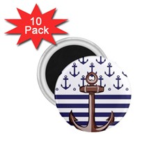 Anchor-background-design 1 75  Magnets (10 Pack)  by Wav3s