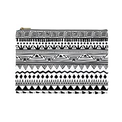 Boho-style-pattern Cosmetic Bag (large) by Wav3s