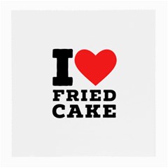 I Love Fried Cake  Medium Glasses Cloth by ilovewhateva