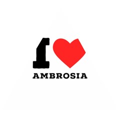 I Love Ambrosia Wooden Puzzle Triangle by ilovewhateva