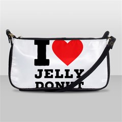 I Love Jelly Donut Shoulder Clutch Bag by ilovewhateva