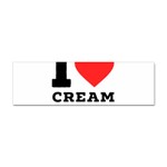 I love cream donut  Sticker Bumper (100 pack) Front