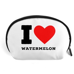 I Love Watermelon  Accessory Pouch (large)