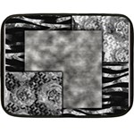 Background Pattern Geometric Design Two Sides Fleece Blanket (Mini) 35 x27  Blanket Back