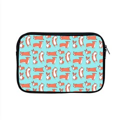 Corgis On Teal Apple Macbook Pro 15  Zipper Case by Wav3s