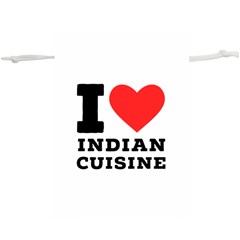 I Love Indian Cuisine Lightweight Drawstring Pouch (xl) by ilovewhateva