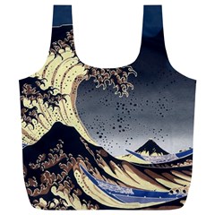 The Great Wave Off Kanagawa Japanese Waves Full Print Recycle Bag (xl) by Vaneshop