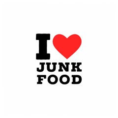 I Love Junk Food Wooden Puzzle Square by ilovewhateva