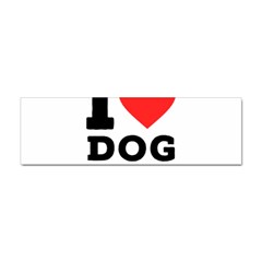 I Love Dog Food Sticker (bumper) by ilovewhateva