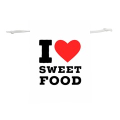 I Love Sweet Food Lightweight Drawstring Pouch (s) by ilovewhateva