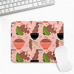 Doodle Yakisoba Seamless Pattern Background Cartoon Japanese Street Food Small Mousepad by Grandong