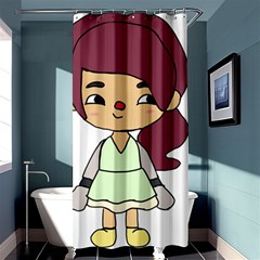 Toca Life Self Made Character  Shower Curtain 36  X 72  (stall) 