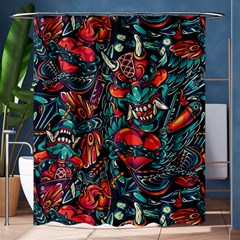 Japanese Graffiti Shower Curtain 60  X 72  (medium)  by Cowasu