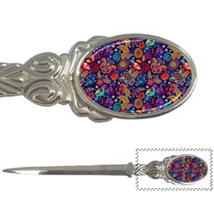 Pattern Colorful Bird Leaf Flower Letter Opener by Cowasu