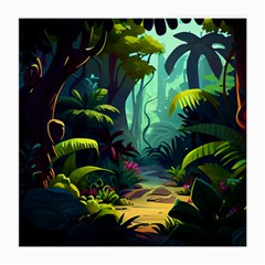 Rainforest Jungle Cartoon Animation Background Medium Glasses Cloth by Ndabl3x