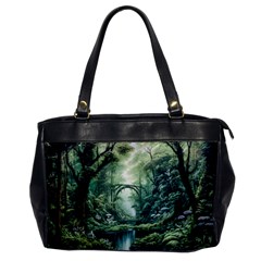 River Forest Wood Nature Oversize Office Handbag by Ndabl3x